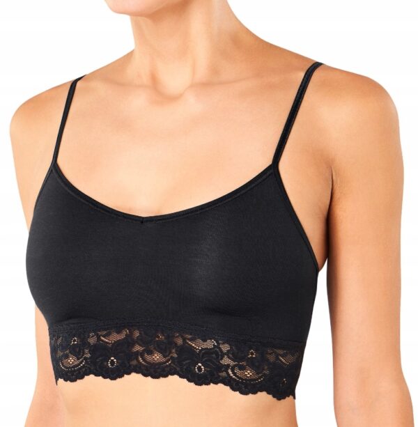 Sloggi biustonosz braletka czarny SLOGGI ROMANCE H BRALETTE rozmiar 48