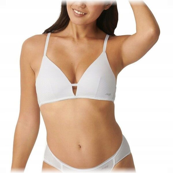 Sloggi Ever Fresh Plus P biustonosz usztywniany biały rozmiar XS