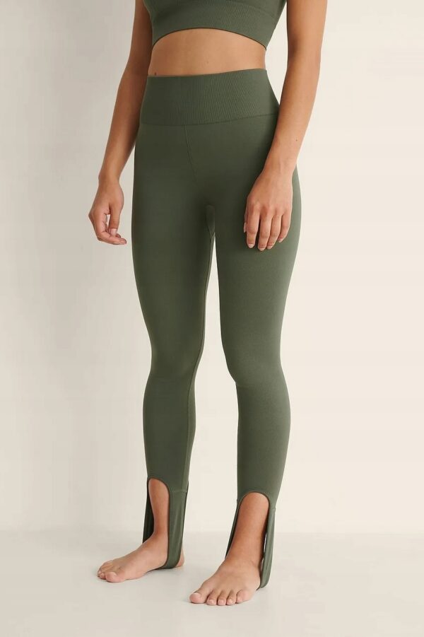 NA-KD BELLA MICHLO LEGGINSY SPORTOWE OLIWKOWE M