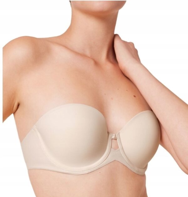 Biustonosz Triumph Pure Micro WDP beżowy 70B