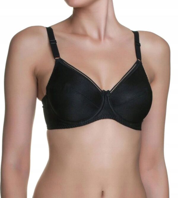 Biustonosz miękki z fiszbinami czarny Triumph Claudette 200 W 95B