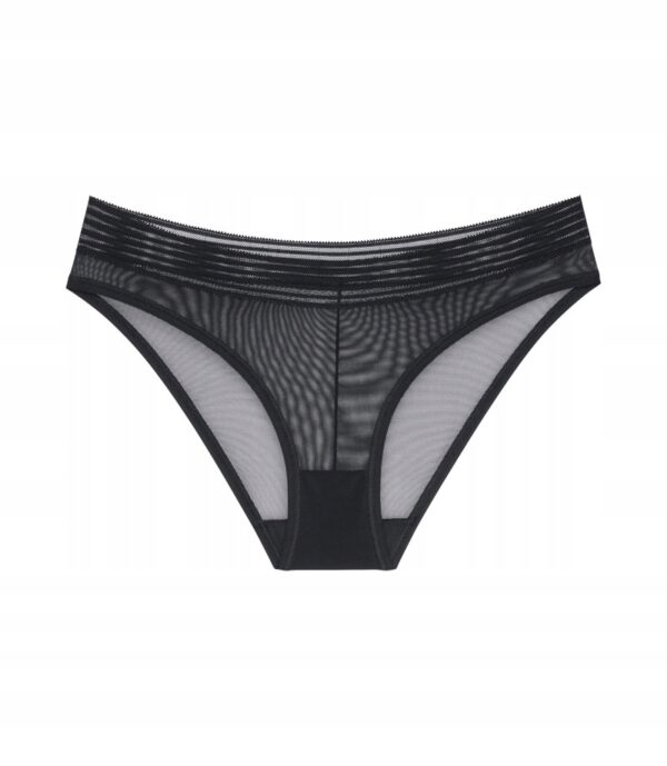 Triumph Tempting Sheer Highleg Tai – majtki damskie, czarny, klasyczny krój Tai r.L