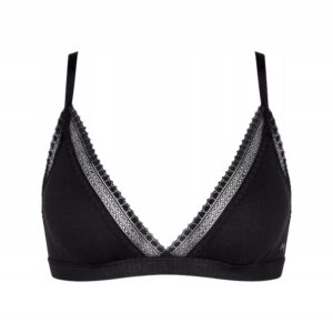 Sloggi biustonosz braletka czarny GO Ribbed Bralette rozmiar M