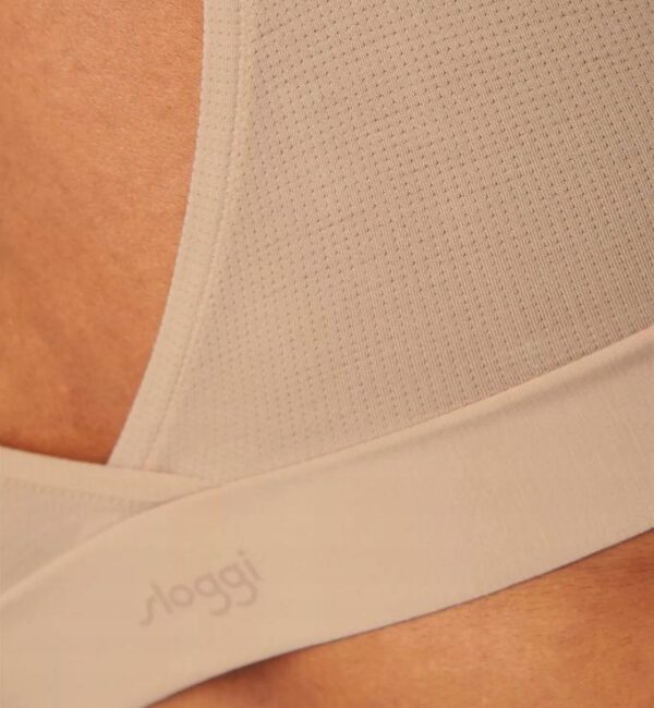 Sloggi Go Allround H Bralette biustonosz beżowy rozmiar uniwersalny