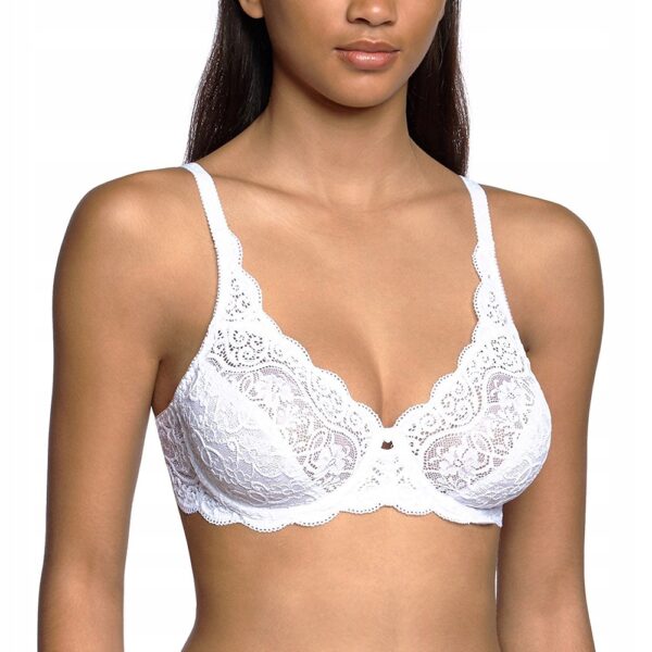 Triumph biustonosz miękki koronkowy biały Amouertte 300 W rozmiar 80C