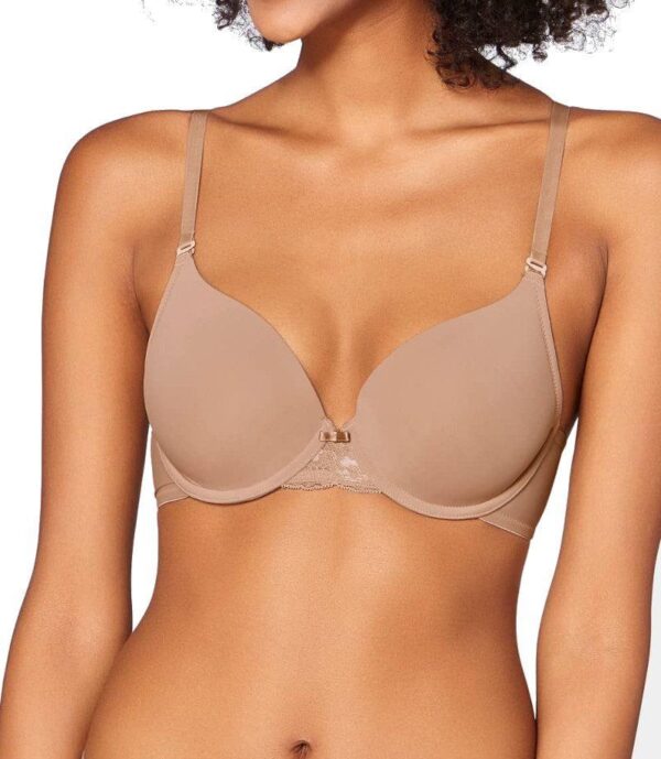 Triumph Biustonosz usztywniany gładki Lovely Micro WHPM beżowy 75B