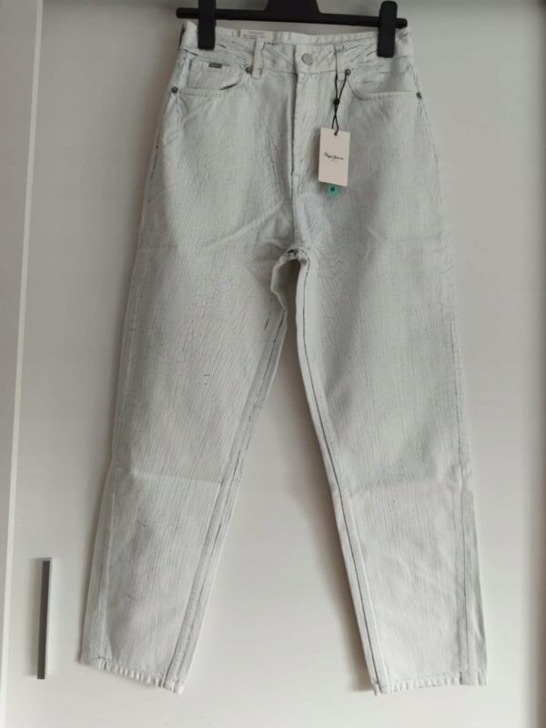 Pepe jeans spodnie damskie białe, rozmiar 27/28