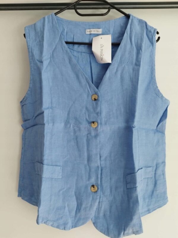 Lin Passion kamizelka damska niebieska, rozmiar M/L