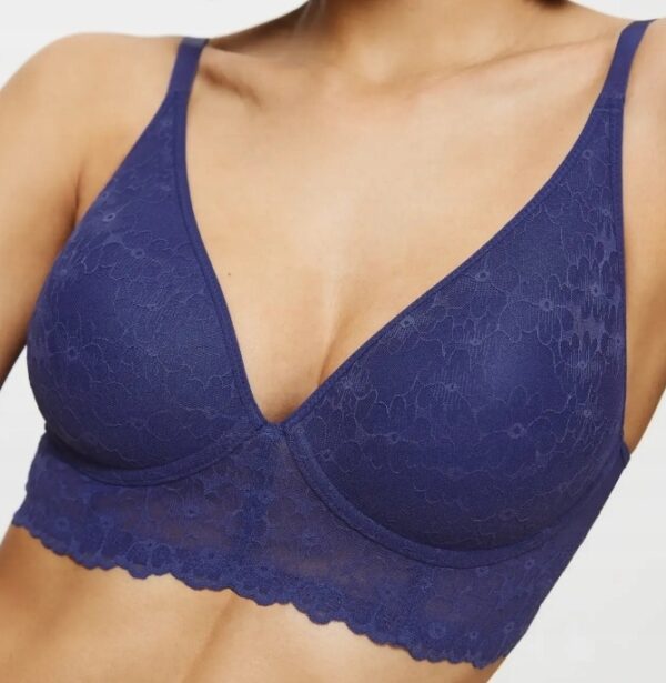 Triumph Bright Spotlight biustonosz usztywniany niebieski rozmiar 90C